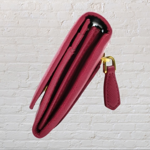 Prada Saffiano Triangle Logo Long Wallet - Picture 3 of 9